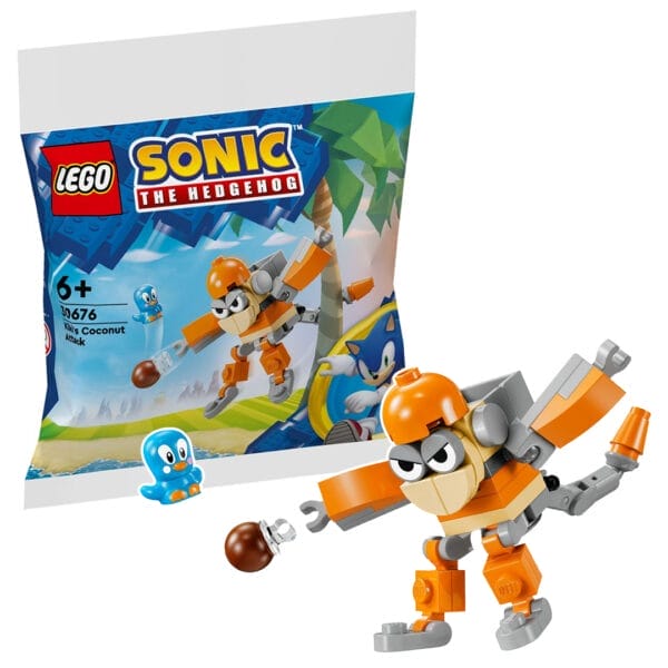 LEGO Sonic The Hedgehog 30676 Kiki’s Coconut Attack : les visuels du polybag sont disponibles