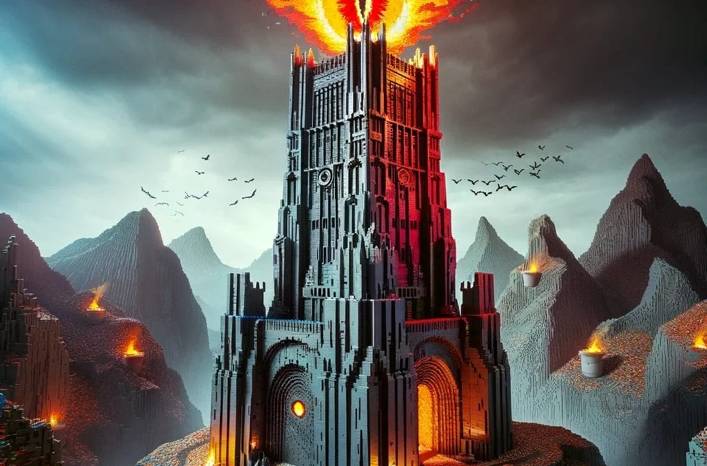 one-does-not-simply-walk-into-mordor,-but-you-can-with-the-lego-barad-dur-set-for-2024