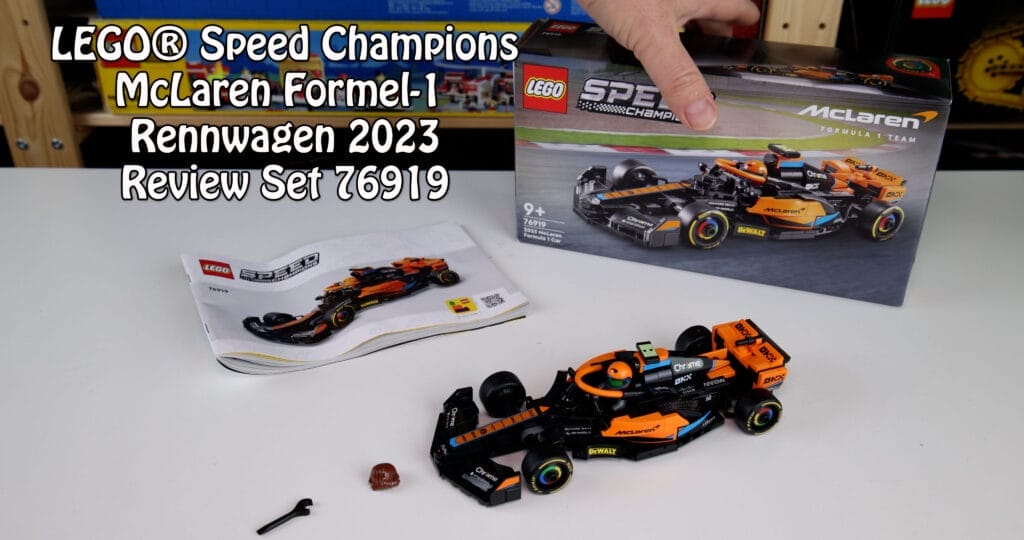 Review LEGO McLaren Formel-1 Rennwagen 2023 (Speed Champions Set 76919 ...